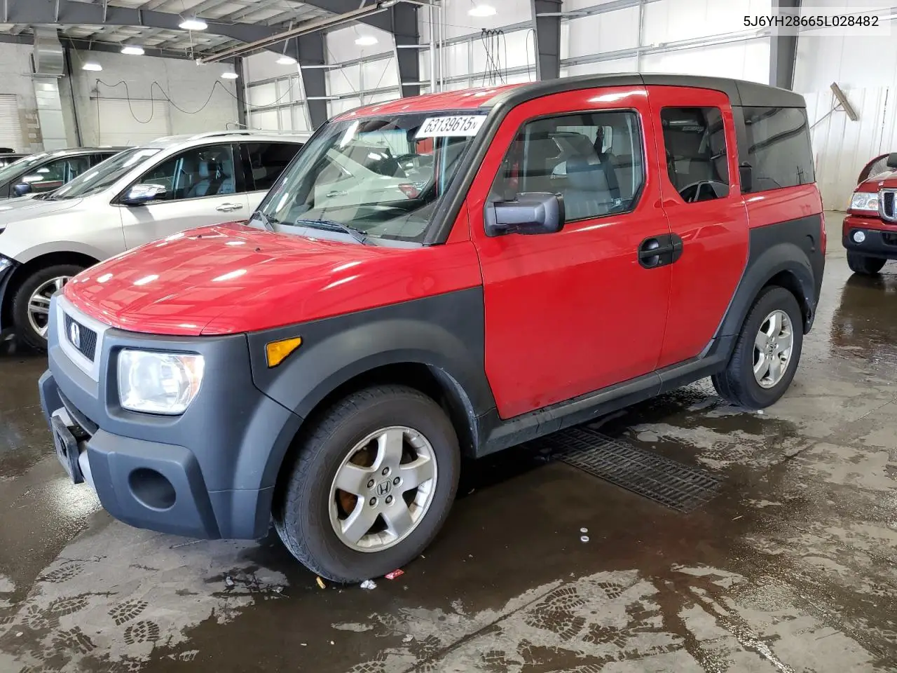 2005 Honda Element Ex VIN: 5J6YH28665L028482 Lot: 63139615