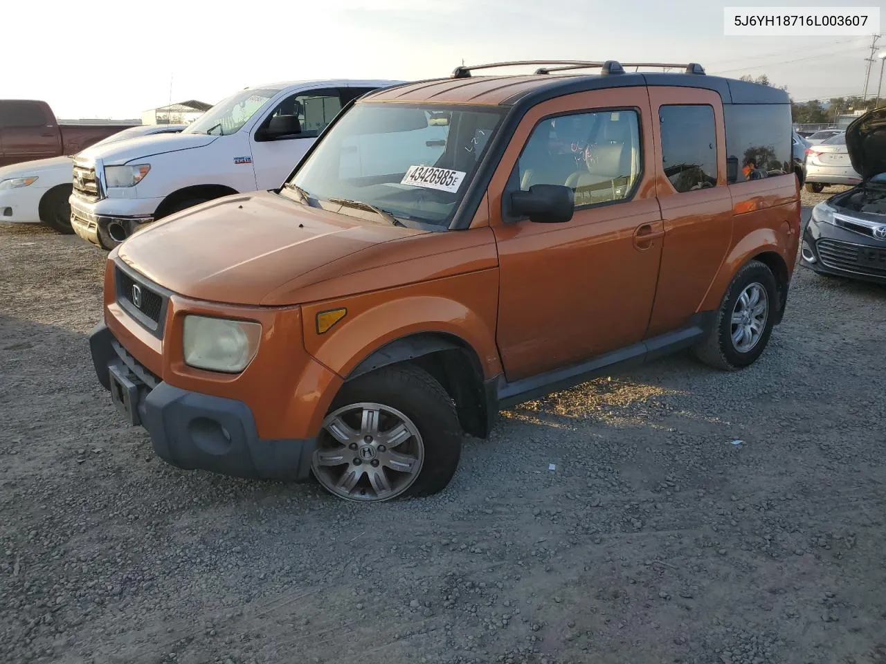 2006 Honda Element Ex VIN: 5J6YH18716L003607 Lot: 43426985