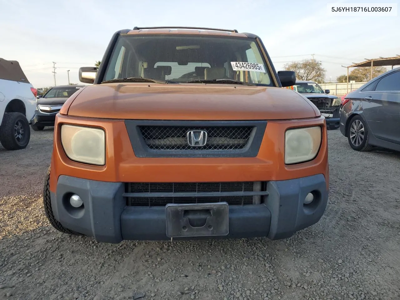 2006 Honda Element Ex VIN: 5J6YH18716L003607 Lot: 43426985