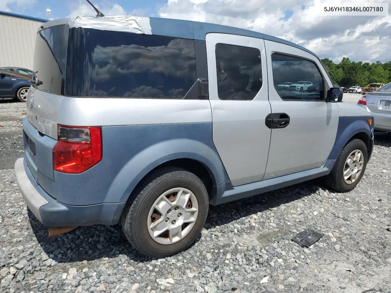2006 Honda Element Lx VIN: 5J6YH18346L007180 Lot: 55337645