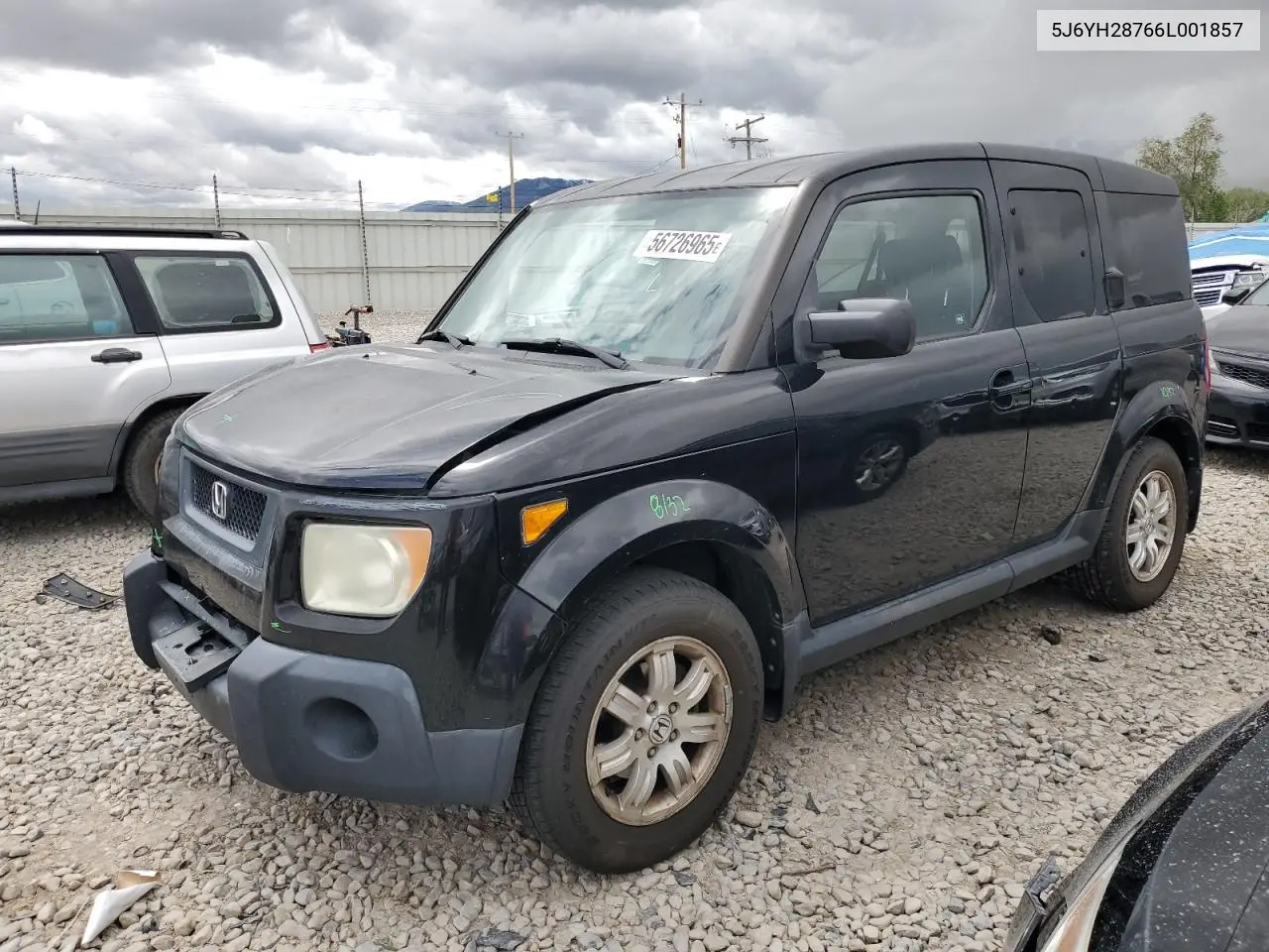 2006 Honda Element Ex VIN: 5J6YH28766L001857 Lot: 56726965