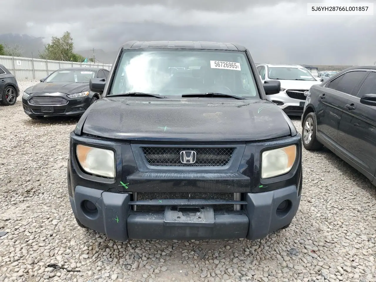 2006 Honda Element Ex VIN: 5J6YH28766L001857 Lot: 56726965
