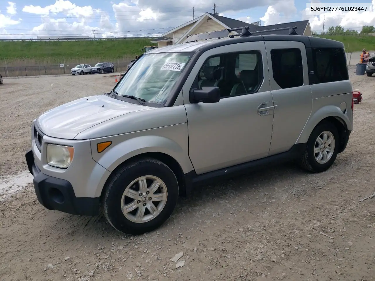 2006 Honda Element Ex VIN: 5J6YH27776L023447 Lot: 56992215