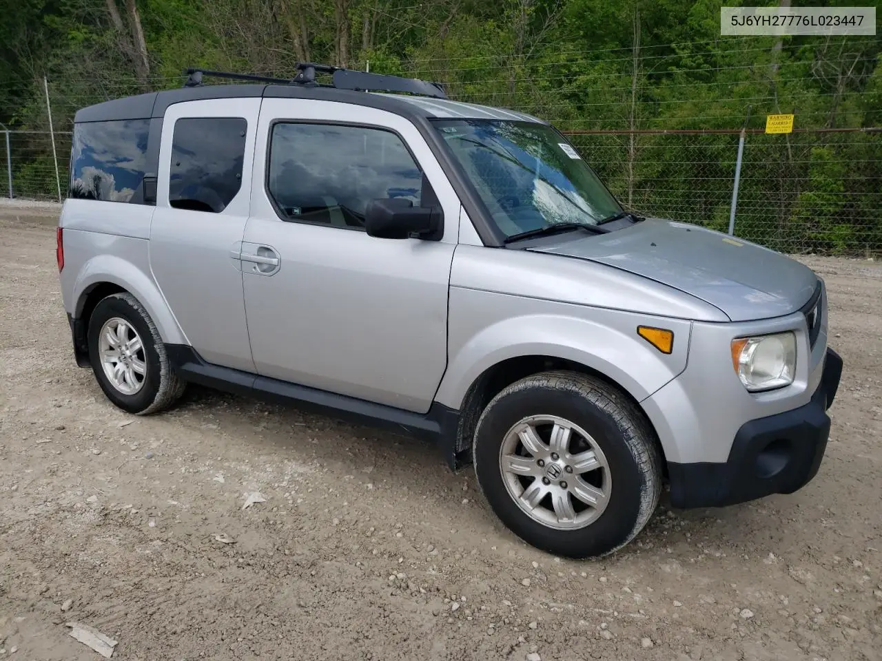 2006 Honda Element Ex VIN: 5J6YH27776L023447 Lot: 56992215