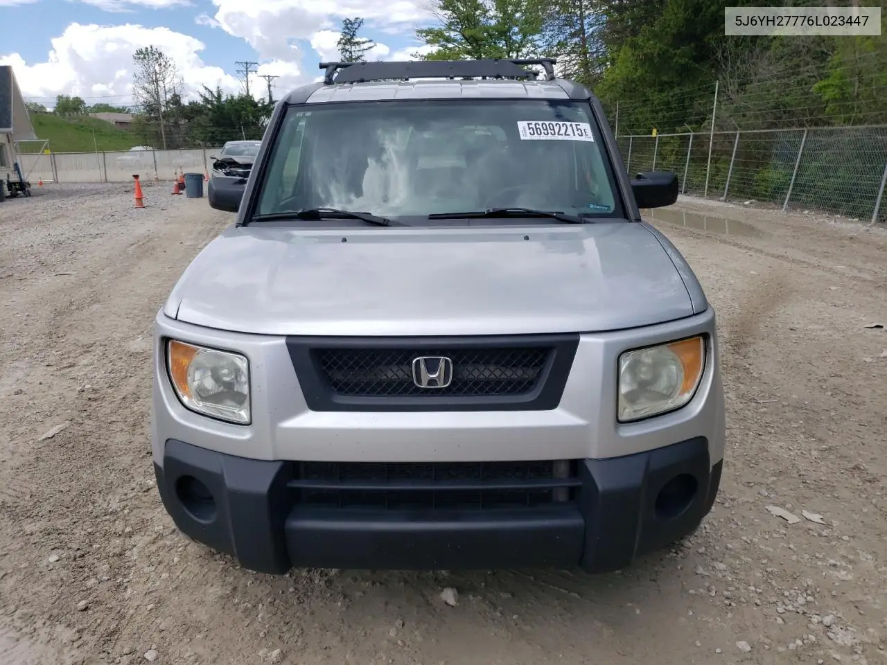 2006 Honda Element Ex VIN: 5J6YH27776L023447 Lot: 56992215