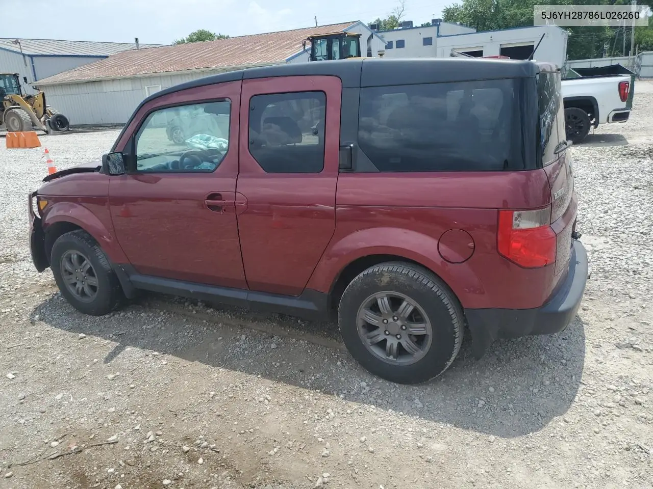 2006 Honda Element Ex VIN: 5J6YH28786L026260 Lot: 62057555