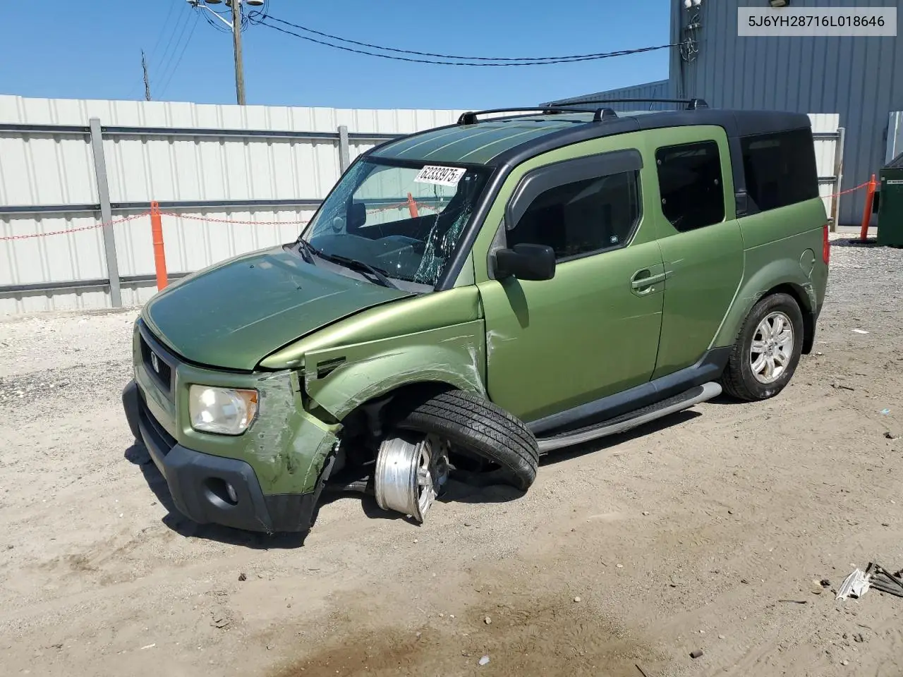 2006 Honda Element Ex VIN: 5J6YH28716L018646 Lot: 62333975
