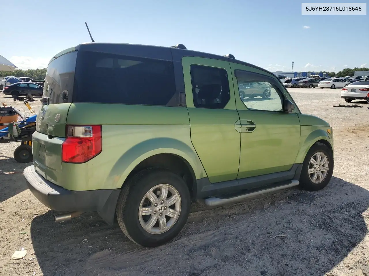 2006 Honda Element Ex VIN: 5J6YH28716L018646 Lot: 62333975