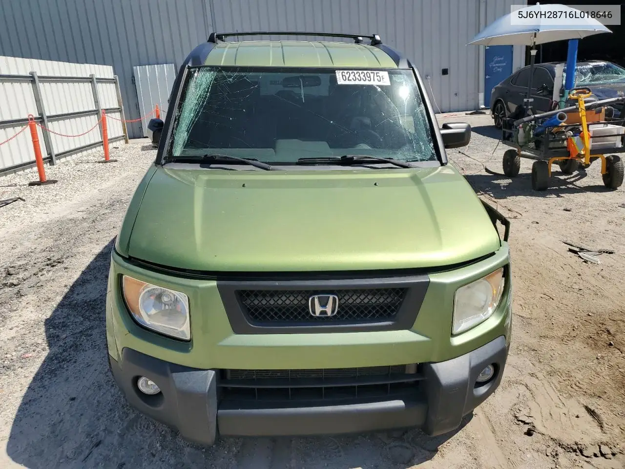 2006 Honda Element Ex VIN: 5J6YH28716L018646 Lot: 62333975