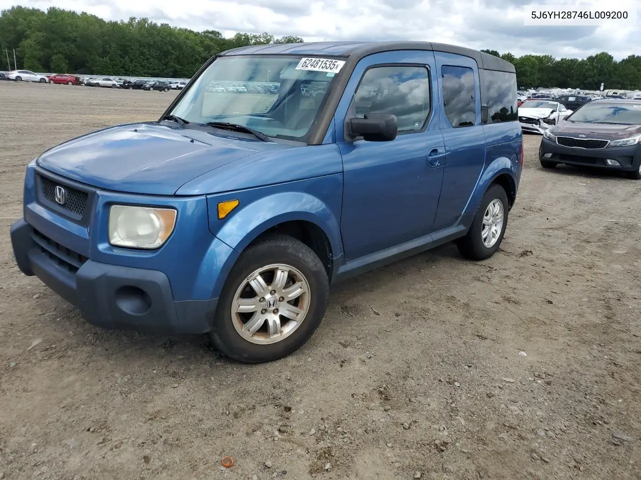 2006 Honda Element Ex VIN: 5J6YH28746L009200 Lot: 62481535