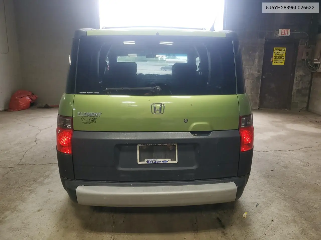 2006 Honda Element Lx VIN: 5J6YH28396L026622 Lot: 62509605