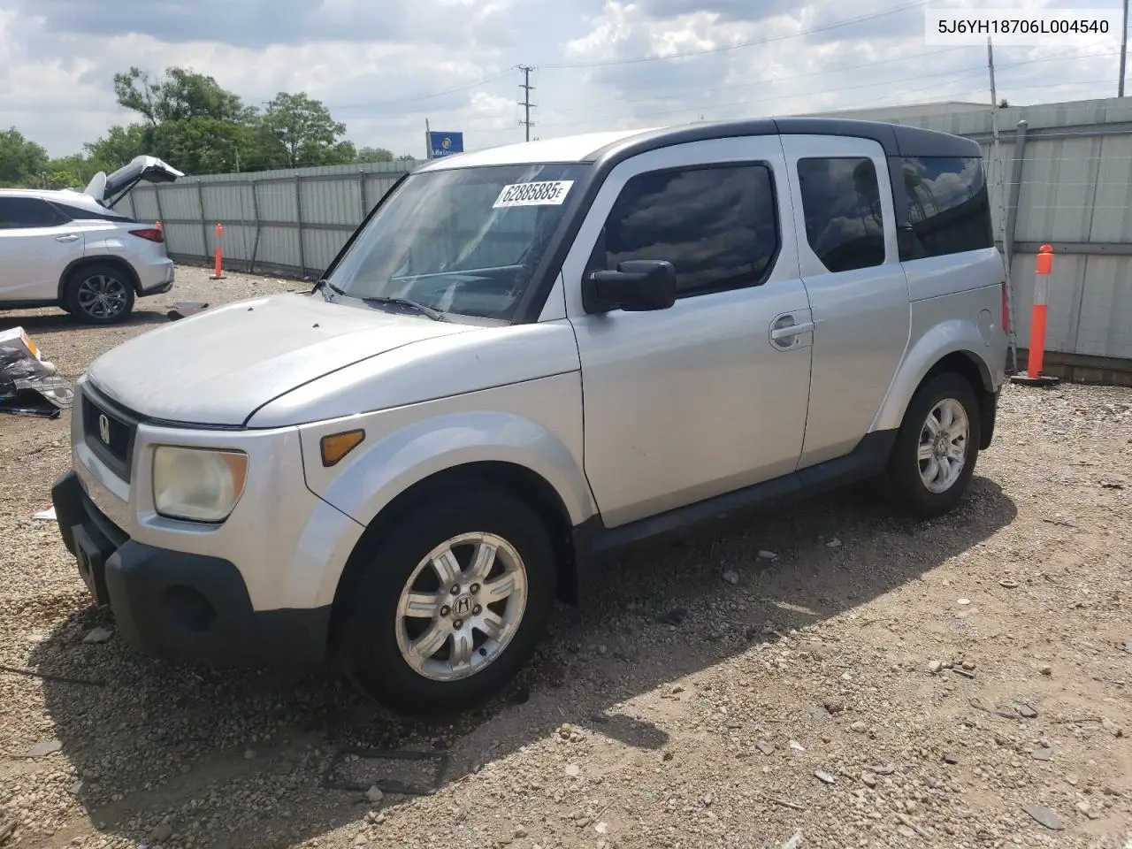 2006 Honda Element Ex VIN: 5J6YH18706L004540 Lot: 62885885
