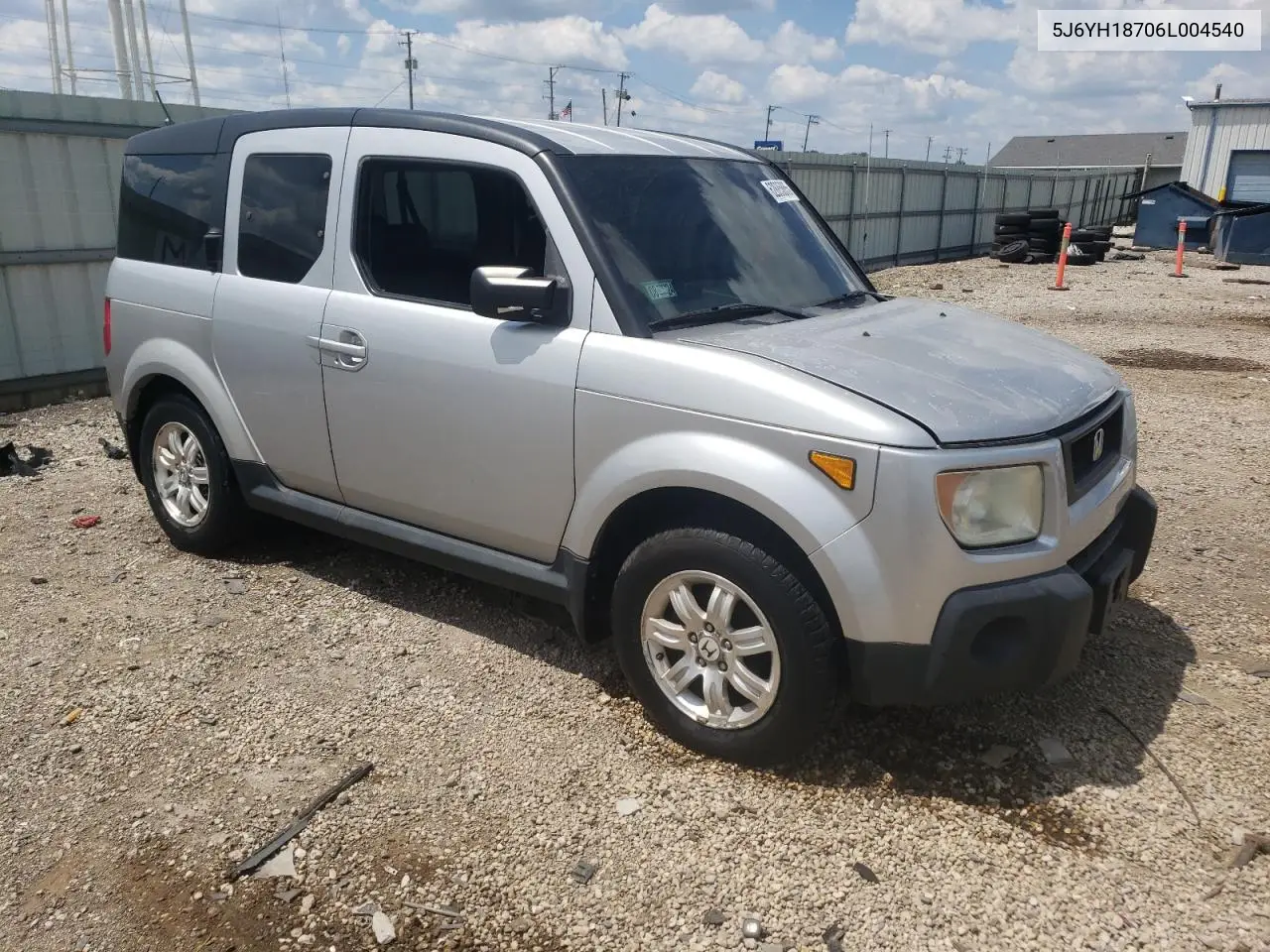 2006 Honda Element Ex VIN: 5J6YH18706L004540 Lot: 62885885