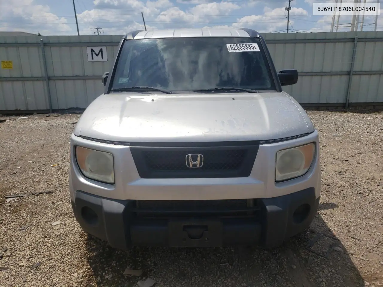 2006 Honda Element Ex VIN: 5J6YH18706L004540 Lot: 62885885