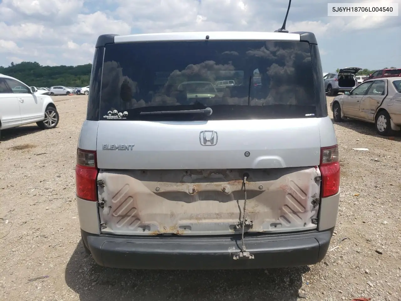 2006 Honda Element Ex VIN: 5J6YH18706L004540 Lot: 62885885