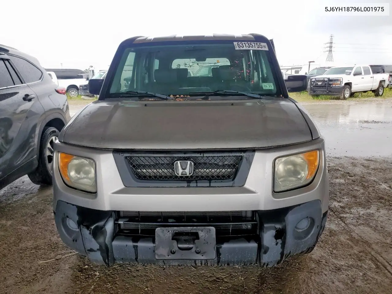 2006 Honda Element Ex VIN: 5J6YH18796L001975 Lot: 63135755