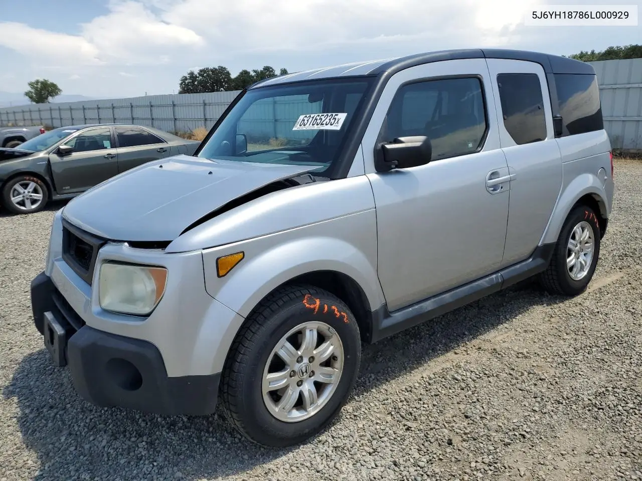 2006 Honda Element Ex VIN: 5J6YH18786L000929 Lot: 63165235