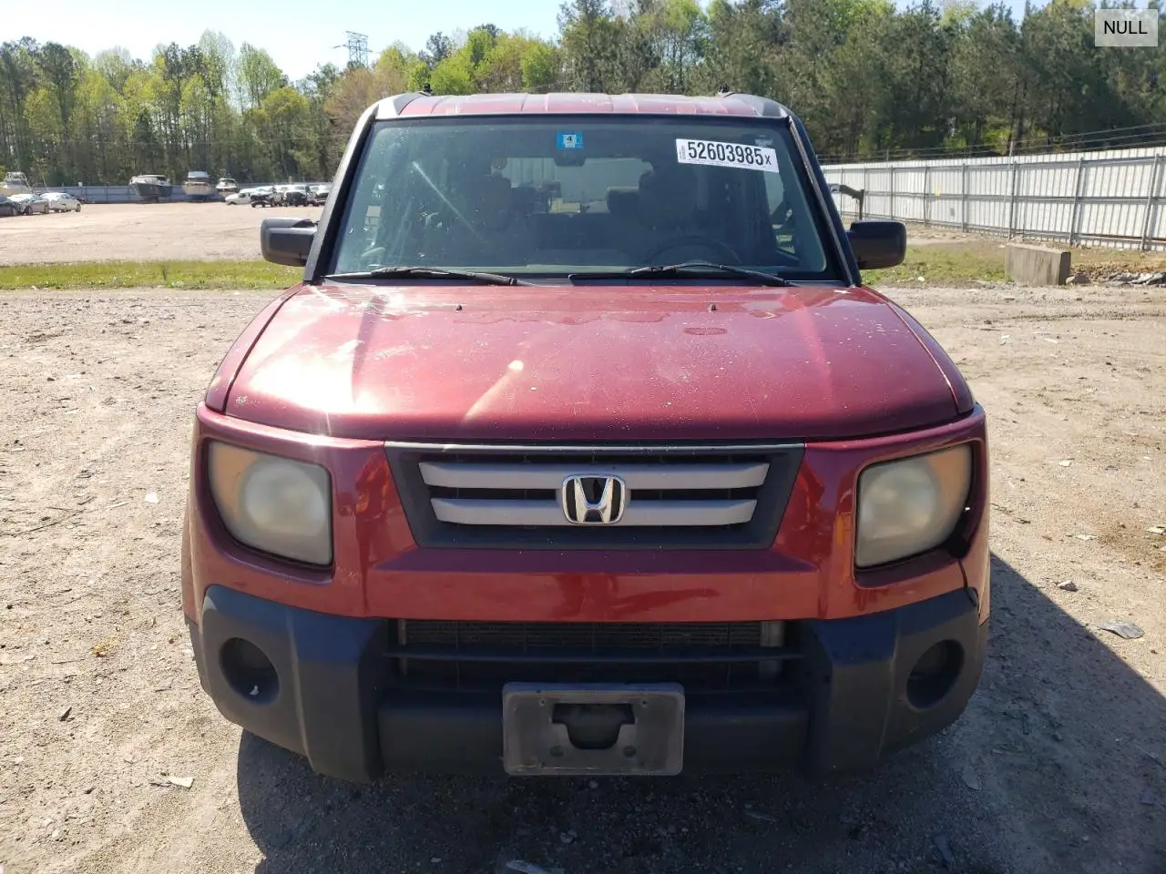 2007 Honda Element Ex VIN: 5J6YH28767L011242 Lot: 52603985