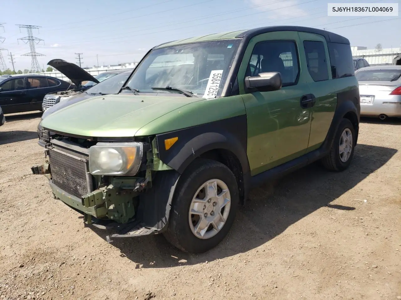 2007 Honda Element Lx VIN: 5J6YH18367L004069 Lot: 55841255