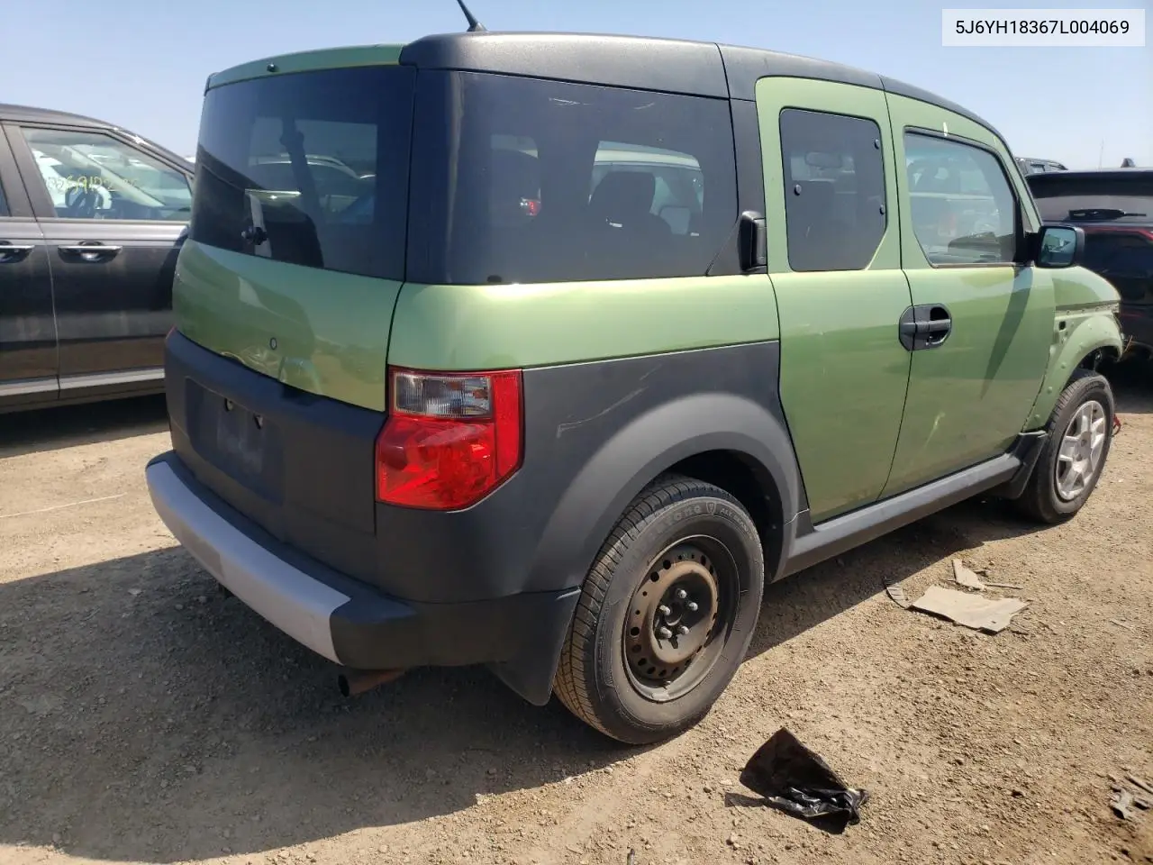 2007 Honda Element Lx VIN: 5J6YH18367L004069 Lot: 55841255