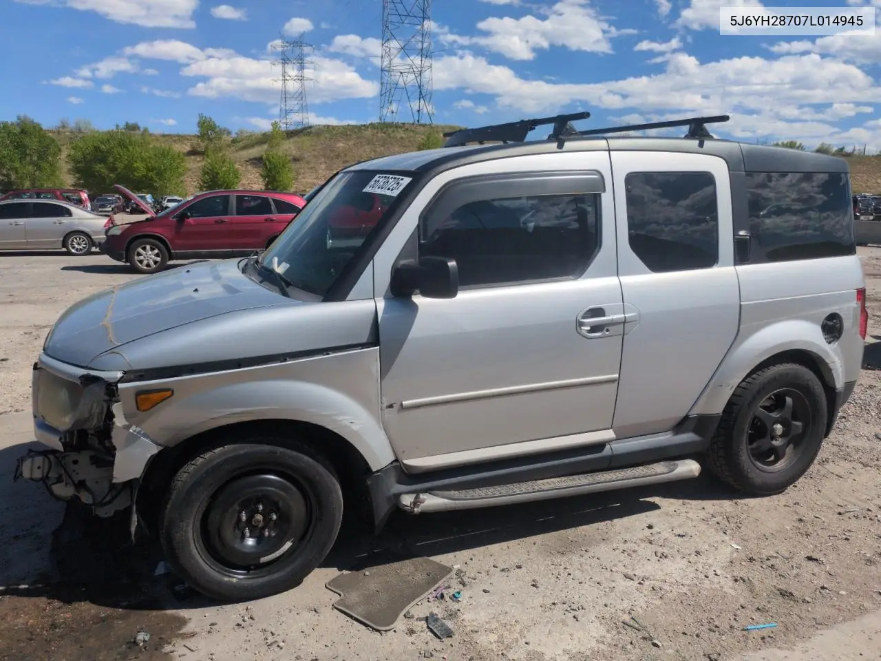2007 Honda Element Ex VIN: 5J6YH28707L014945 Lot: 56736725