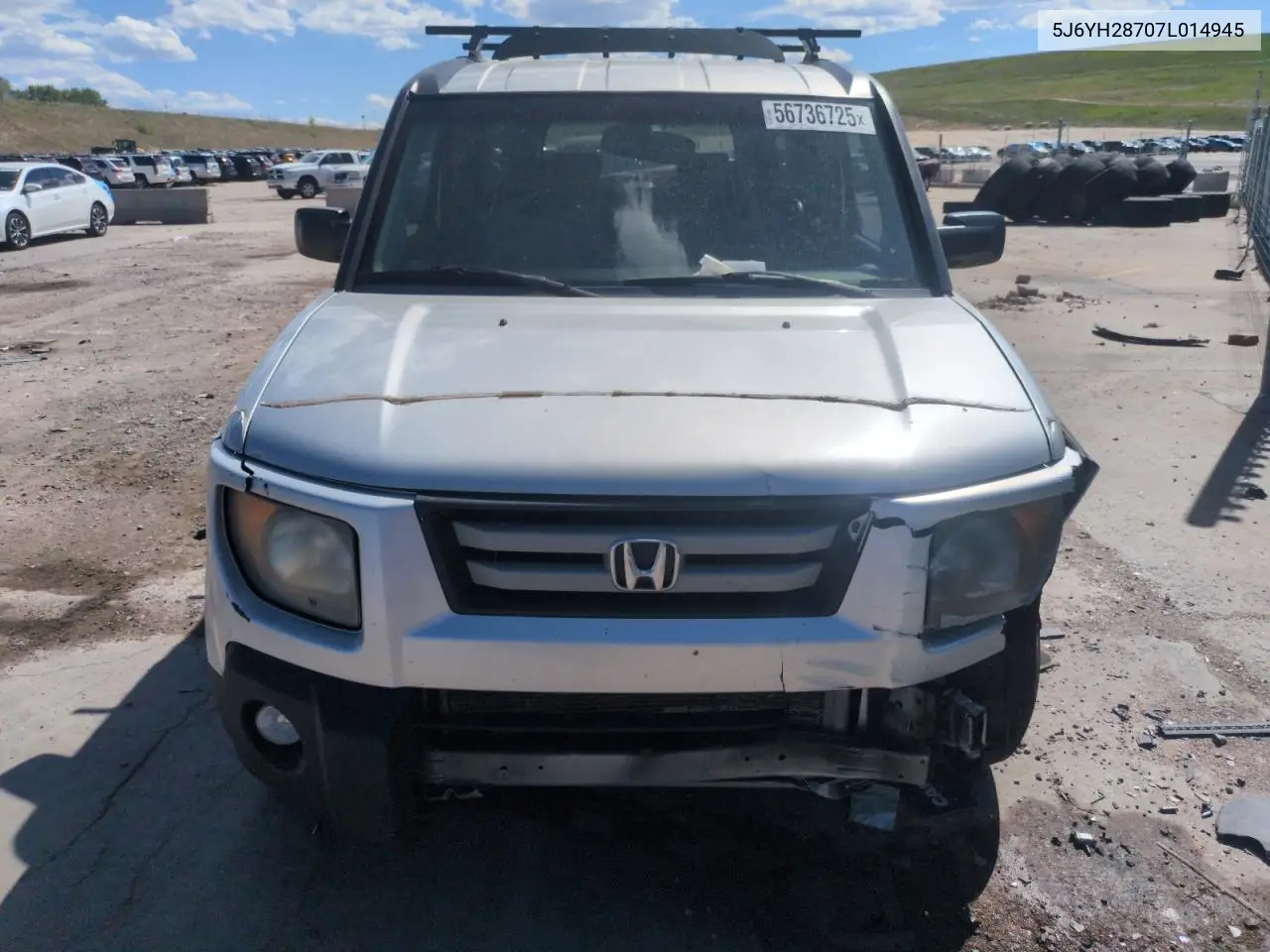 2007 Honda Element Ex VIN: 5J6YH28707L014945 Lot: 56736725