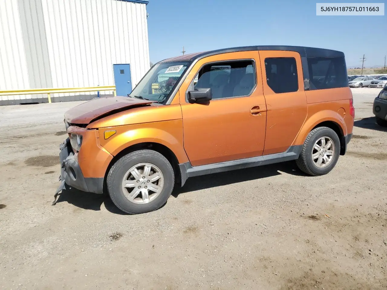 2007 Honda Element Ex VIN: 5J6YH18757L011663 Lot: 58328005