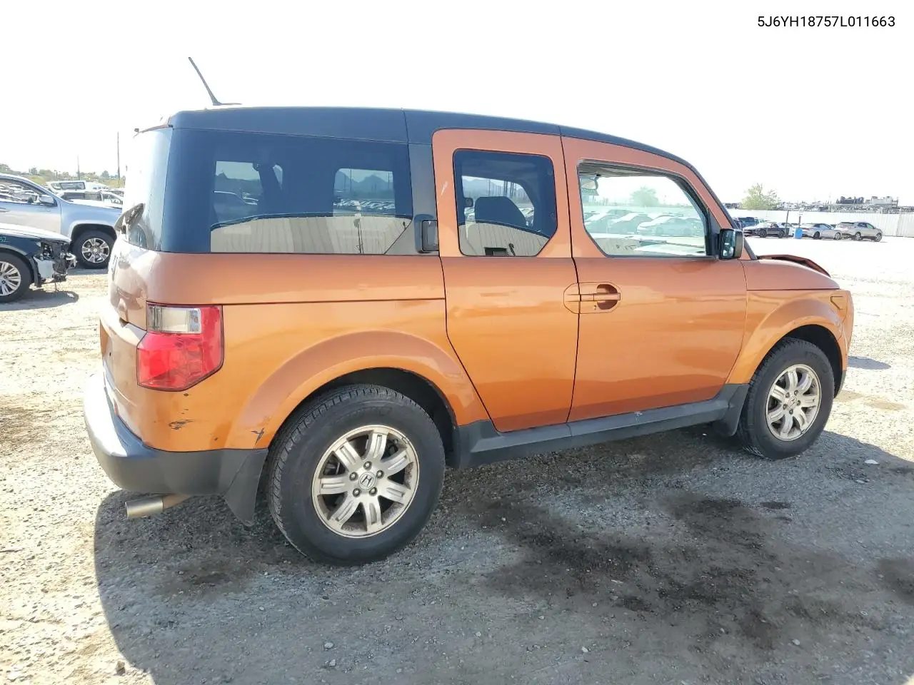 2007 Honda Element Ex VIN: 5J6YH18757L011663 Lot: 58328005