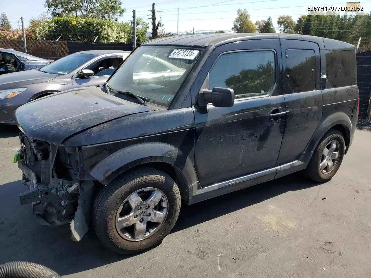 2007 Honda Element Sc VIN: 5J6YH17977L007052 Lot: 61679125