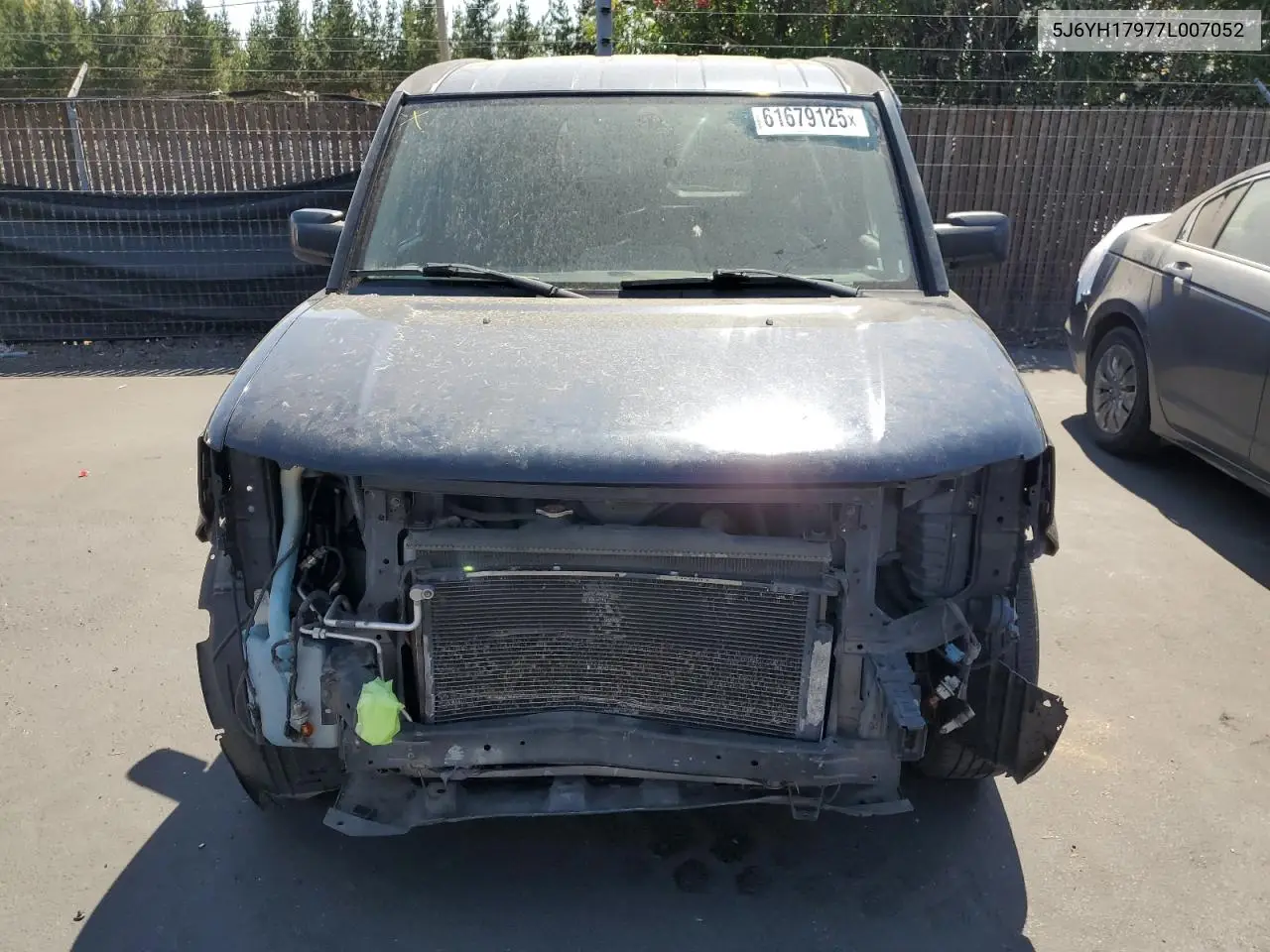 2007 Honda Element Sc VIN: 5J6YH17977L007052 Lot: 61679125