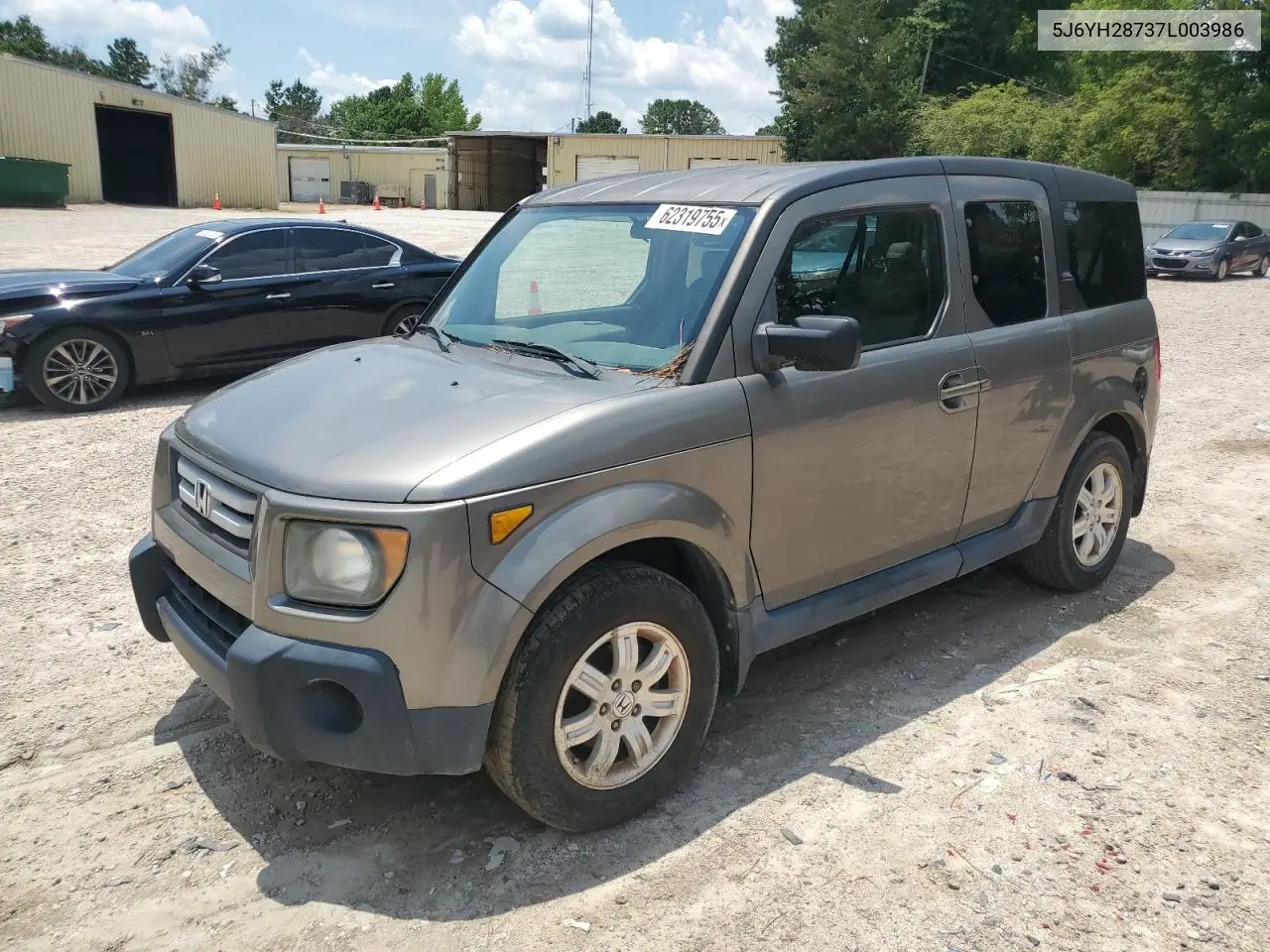 2007 Honda Element Ex VIN: 5J6YH28737L003986 Lot: 62319755