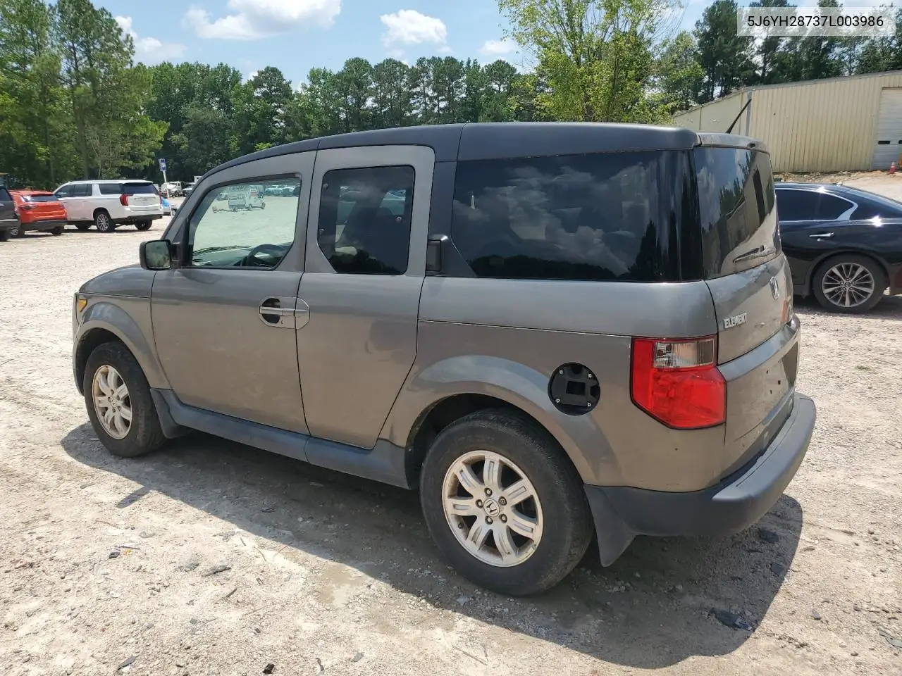 2007 Honda Element Ex VIN: 5J6YH28737L003986 Lot: 62319755