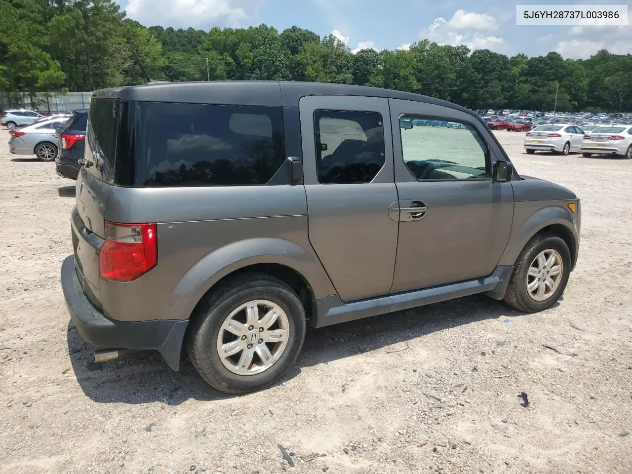 2007 Honda Element Ex VIN: 5J6YH28737L003986 Lot: 62319755