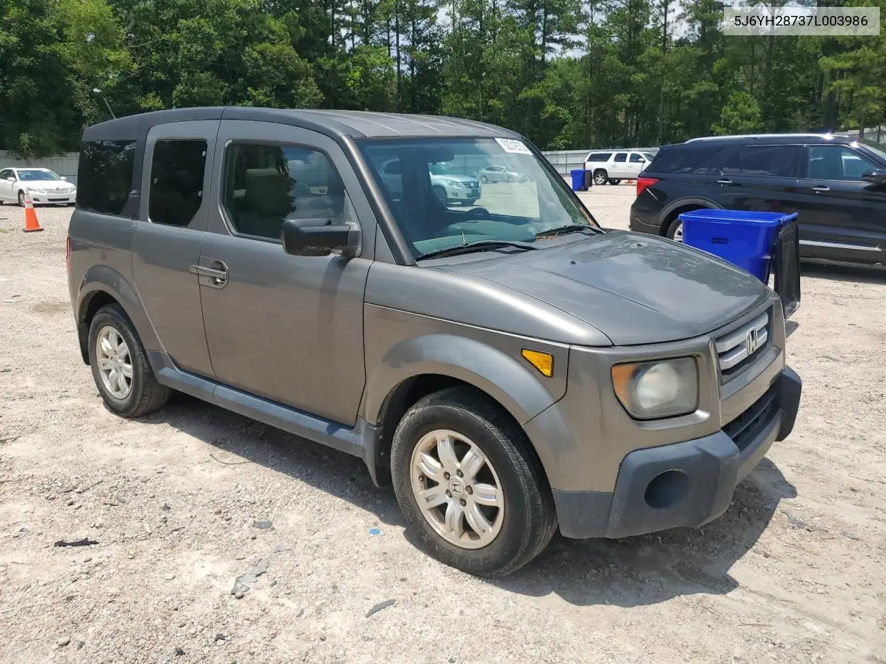 2007 Honda Element Ex VIN: 5J6YH28737L003986 Lot: 62319755