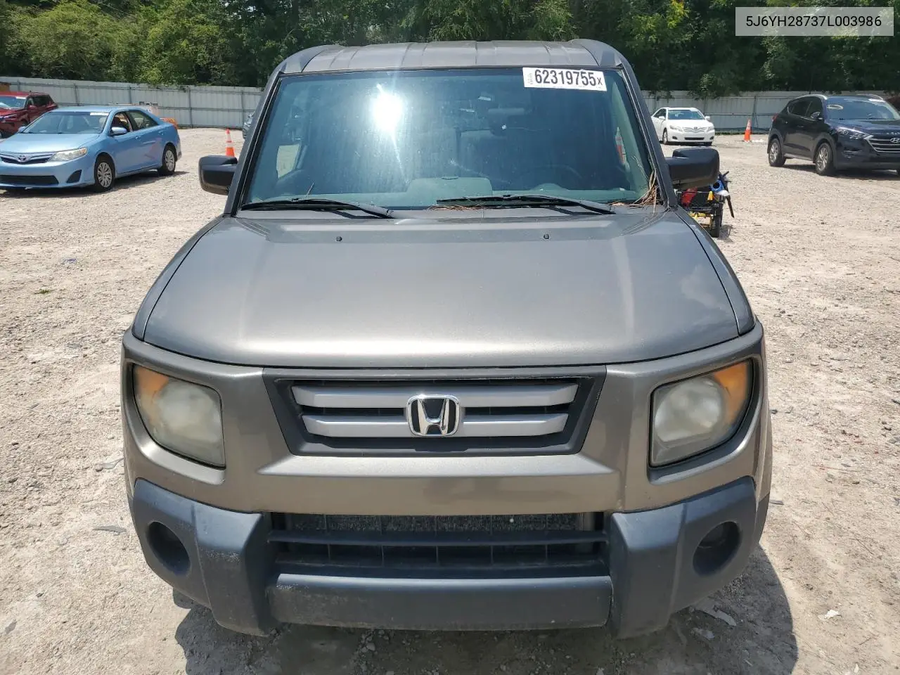 2007 Honda Element Ex VIN: 5J6YH28737L003986 Lot: 62319755
