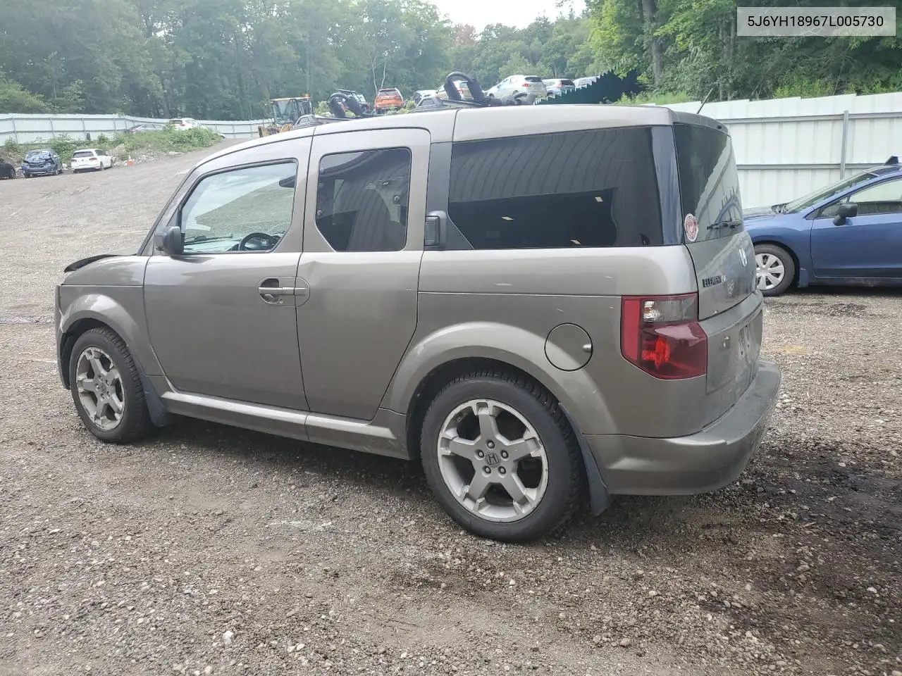 2007 Honda Element Sc VIN: 5J6YH18967L005730 Lot: 62698225