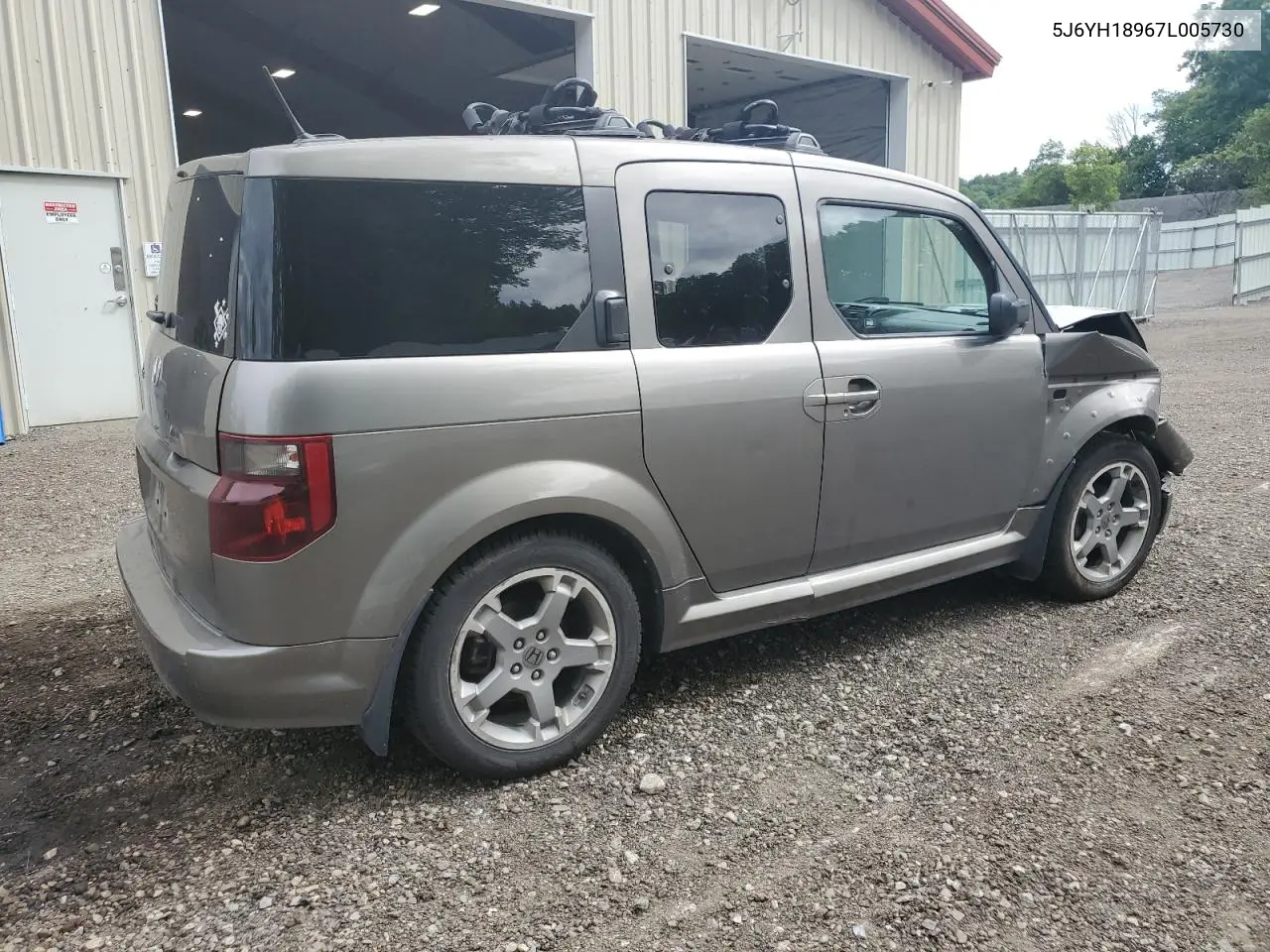 2007 Honda Element Sc VIN: 5J6YH18967L005730 Lot: 62698225