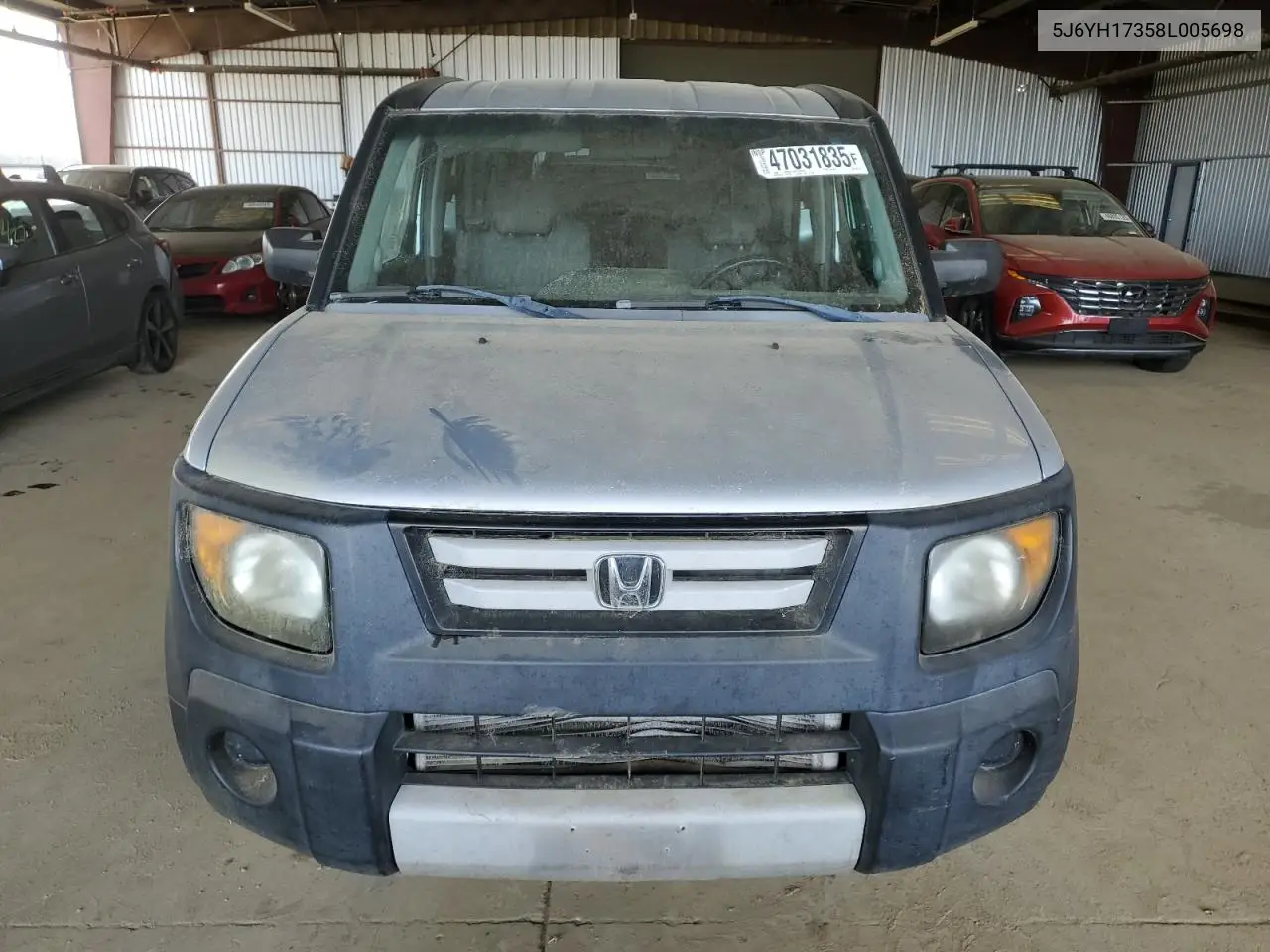 2008 Honda Element Lx VIN: 5J6YH17358L005698 Lot: 47031835