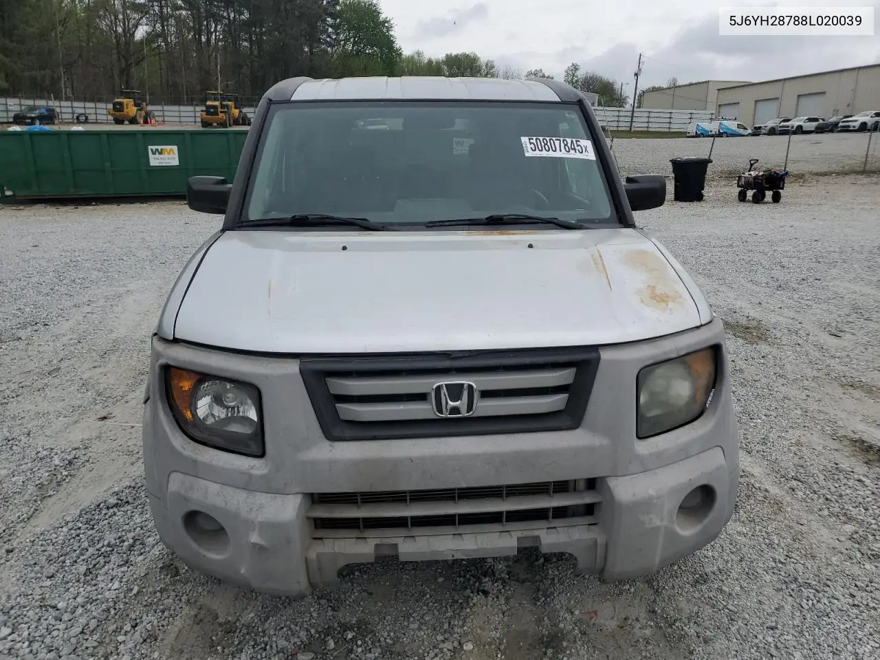 2008 Honda Element Ex VIN: 5J6YH28788L020039 Lot: 50807845