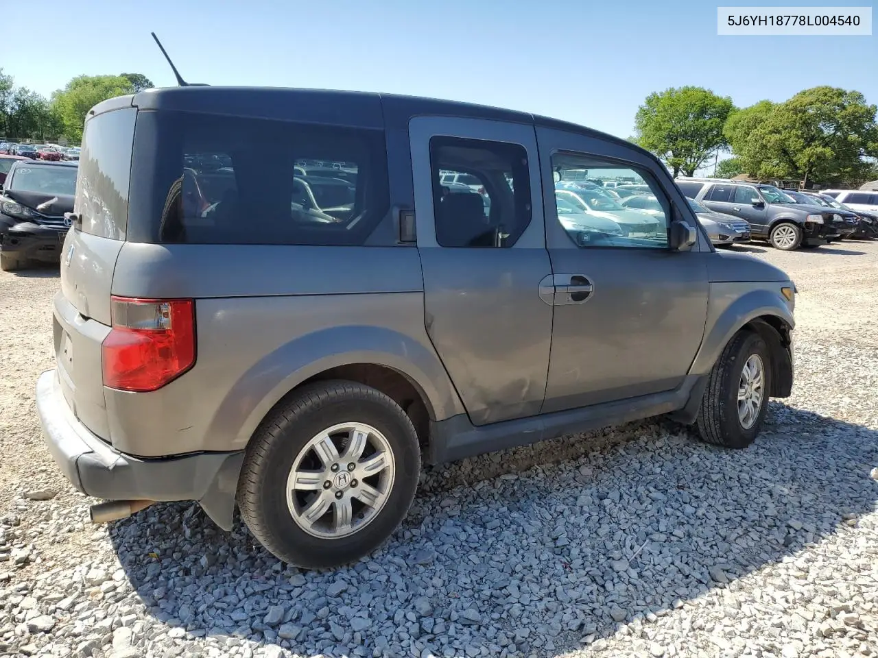2008 Honda Element Ex VIN: 5J6YH18778L004540 Lot: 53396925