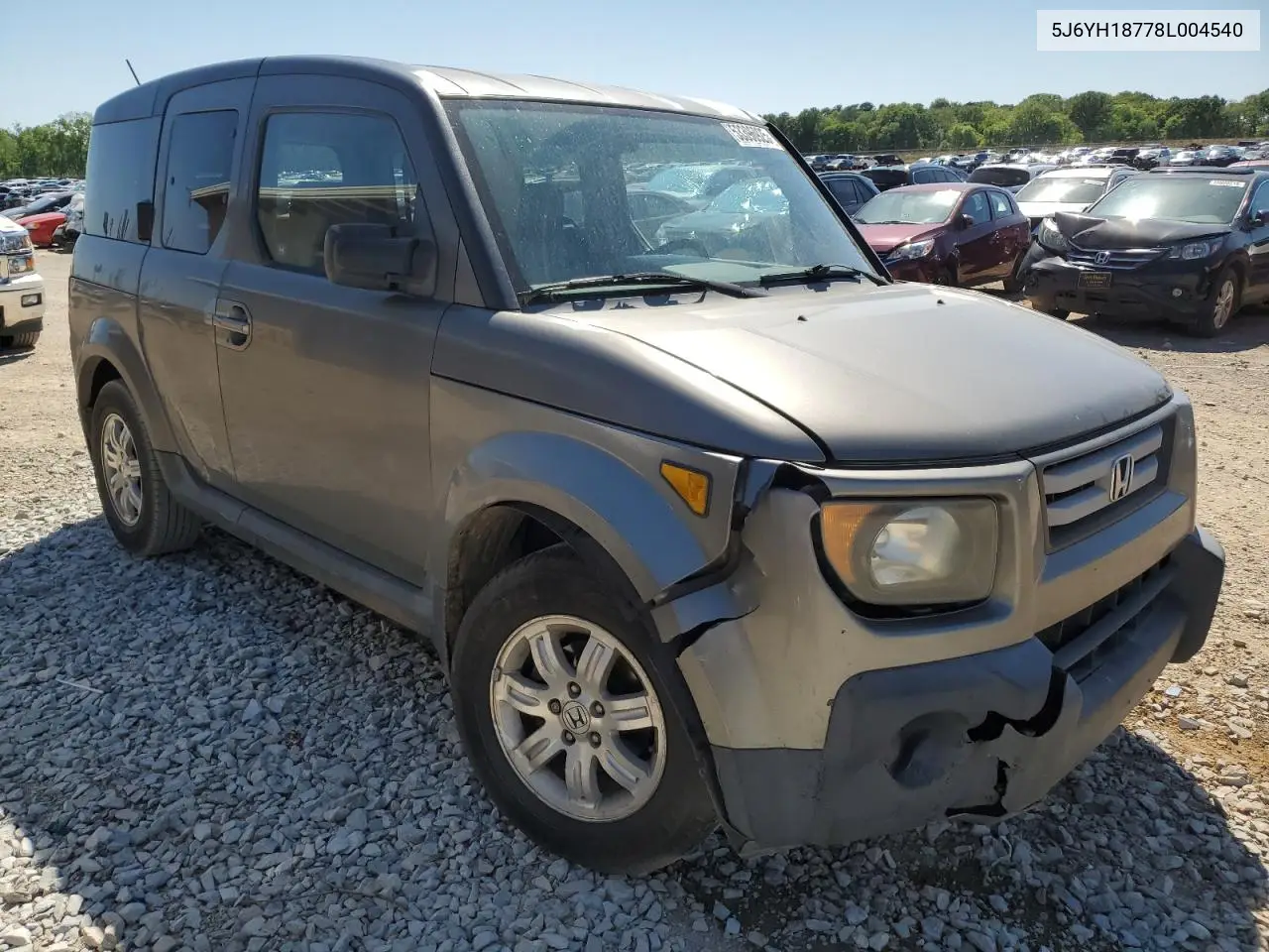2008 Honda Element Ex VIN: 5J6YH18778L004540 Lot: 53396925