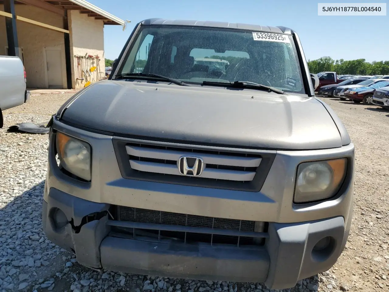 2008 Honda Element Ex VIN: 5J6YH18778L004540 Lot: 53396925