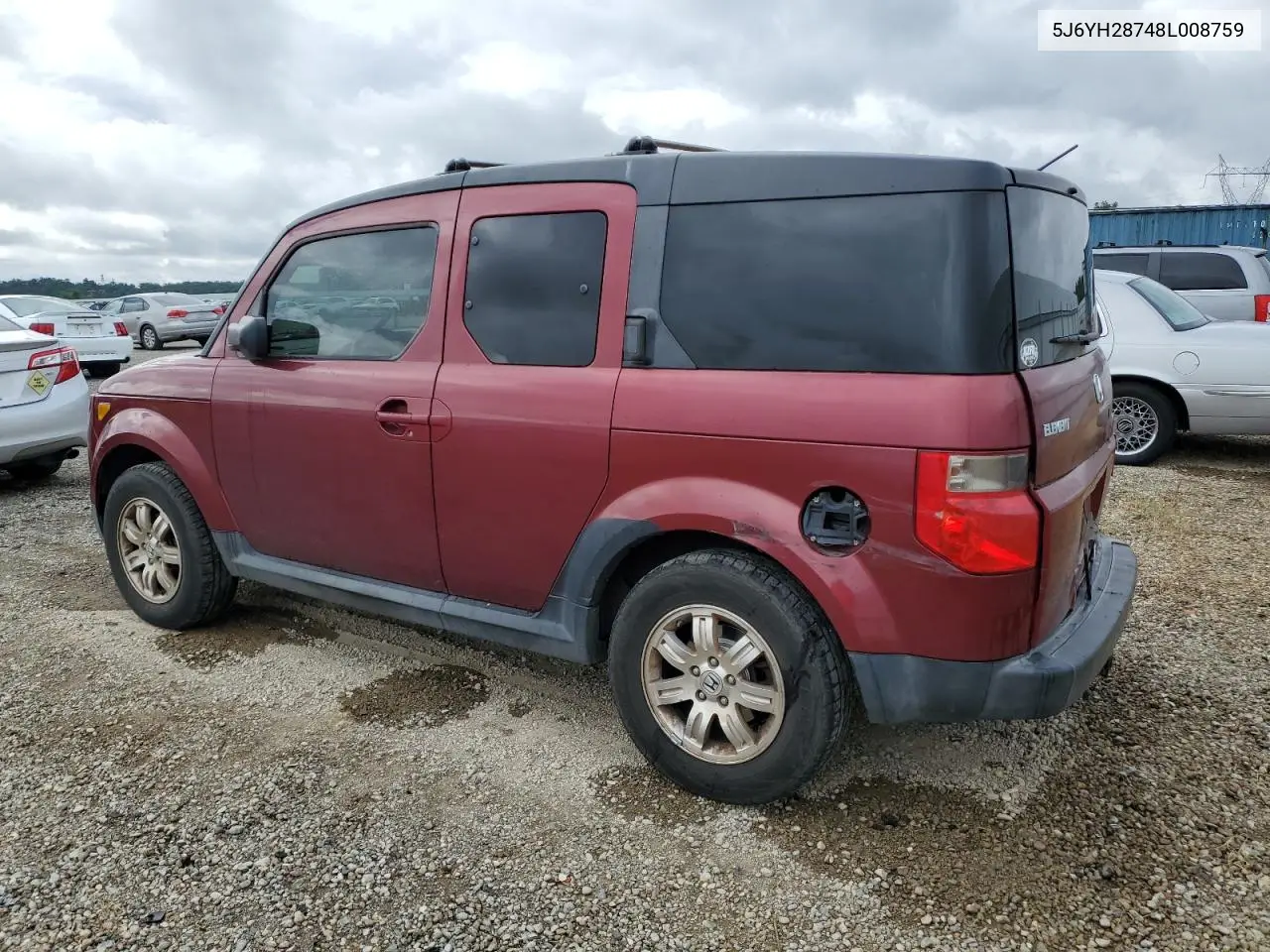 2008 Honda Element Ex VIN: 5J6YH28748L008759 Lot: 56401615