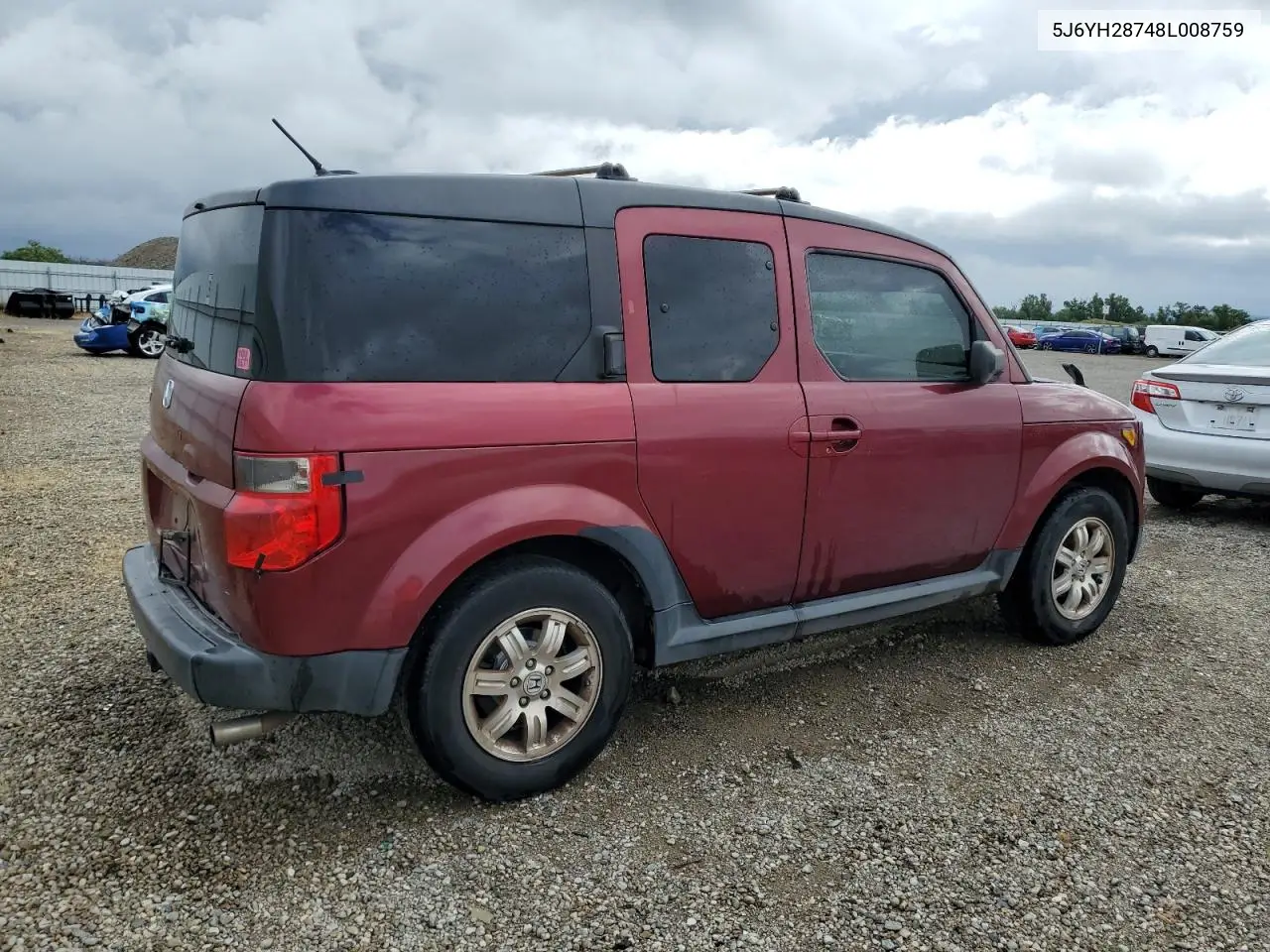 2008 Honda Element Ex VIN: 5J6YH28748L008759 Lot: 56401615