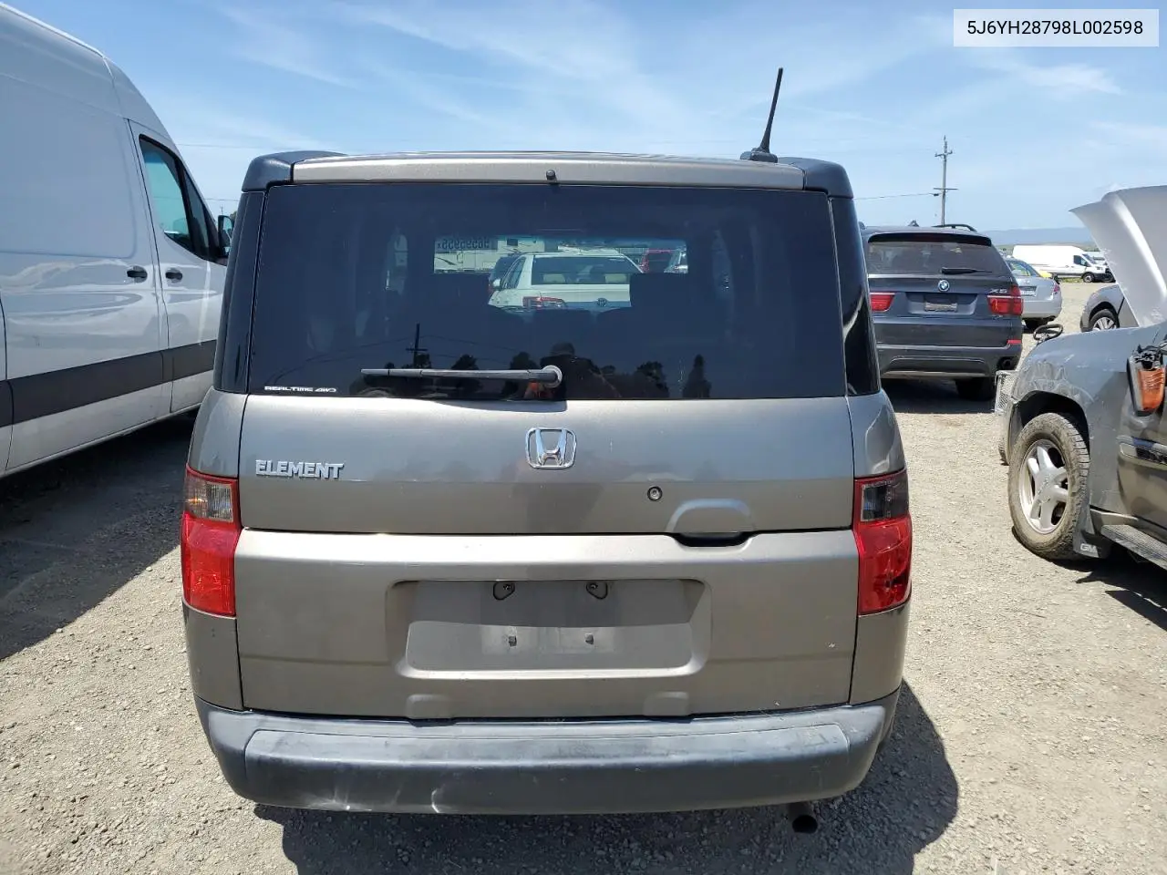 2008 Honda Element Ex VIN: 5J6YH28798L002598 Lot: 56595955