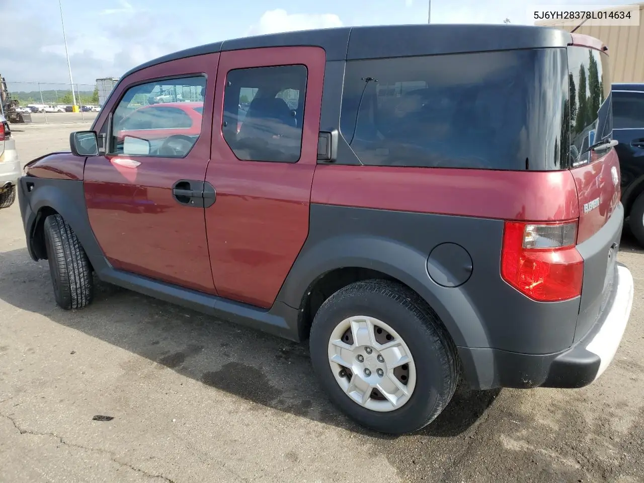 2008 Honda Element Lx VIN: 5J6YH28378L014634 Lot: 56824165