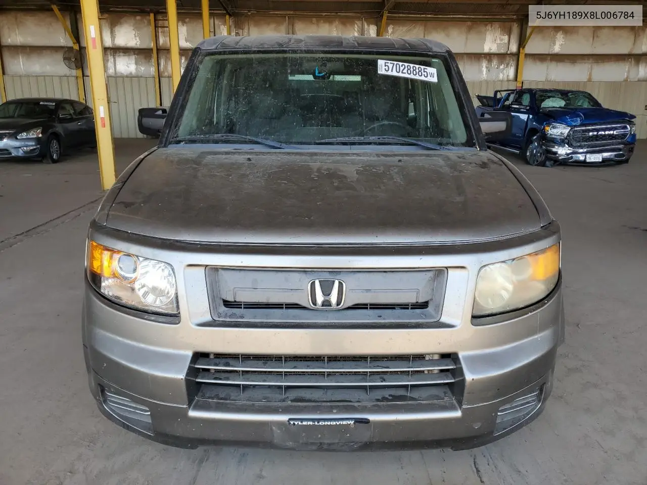 2008 Honda Element Sc VIN: 5J6YH189X8L006784 Lot: 57028885