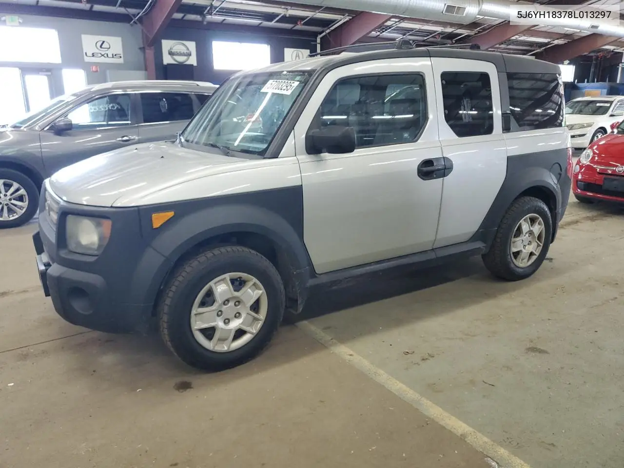 2008 Honda Element Lx VIN: 5J6YH18378L013297 Lot: 57203295
