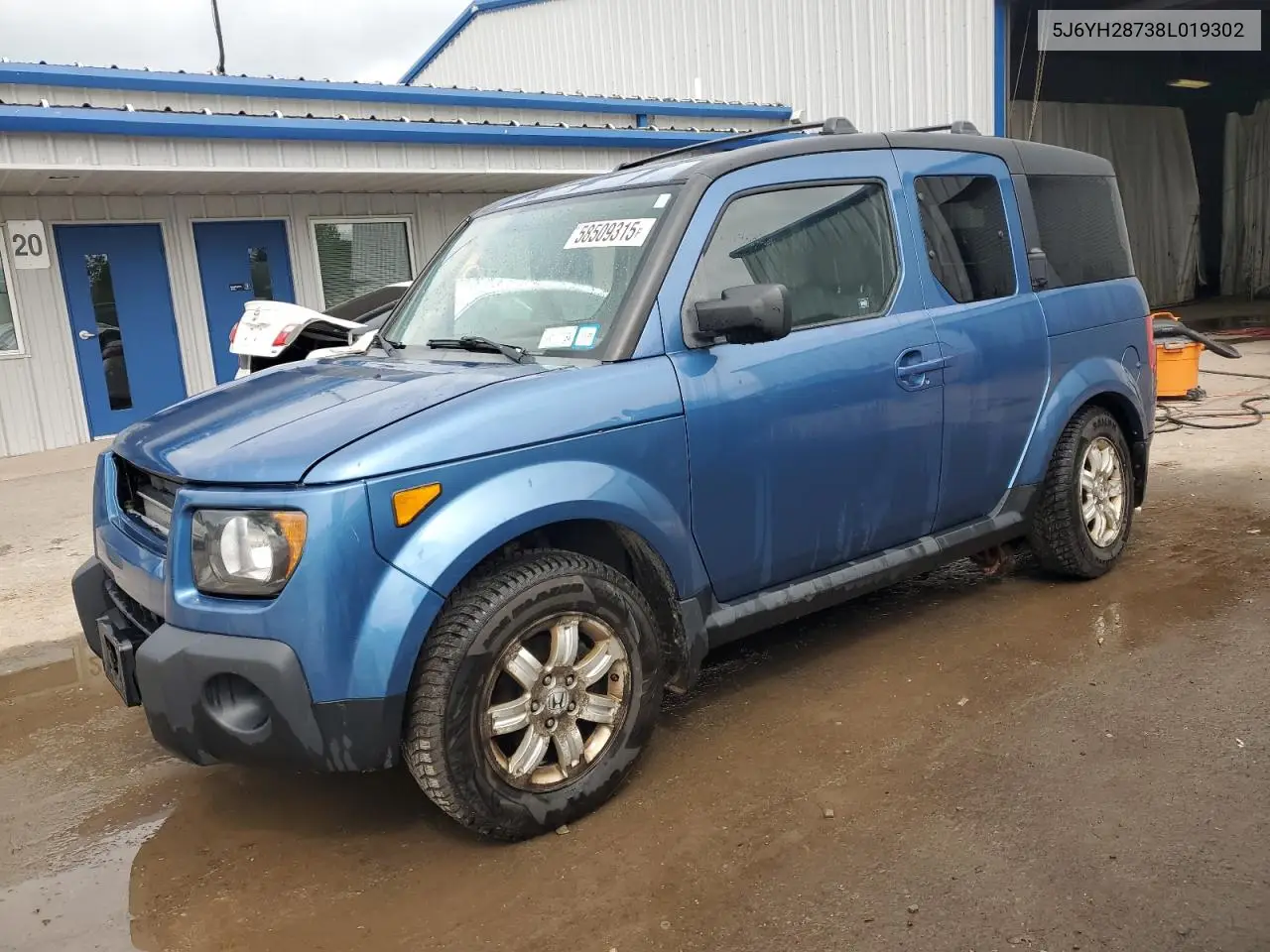 2008 Honda Element Ex VIN: 5J6YH28738L019302 Lot: 58509315