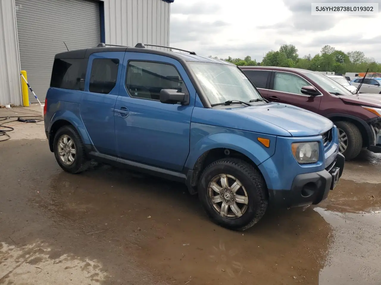 2008 Honda Element Ex VIN: 5J6YH28738L019302 Lot: 58509315